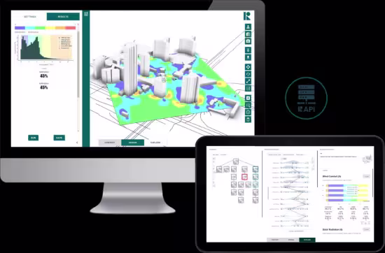 screenshot of infrared city application
