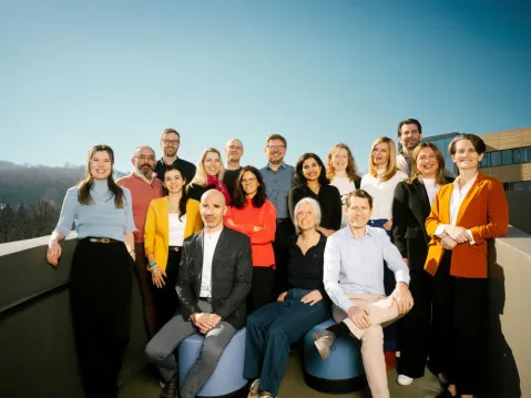 xista team outside on top of bridge